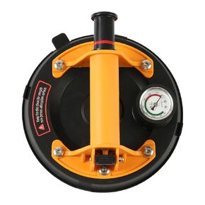 Vacuum Suction Cups Glass, 3-Layers Thickened Rubber Base with Pressure Gauge, Heavy Duty Tools for Lifting Large Glass