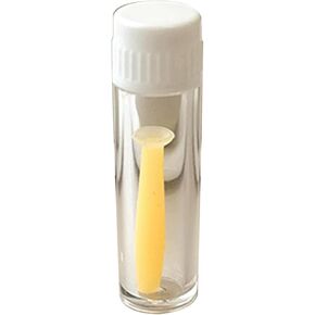 1pc Yellow Convenient Soft Silicone Contact Lens Tool,Plunger Remover for Soft and Hard Lenses Multipurpose Accessory Contact Lens Applicator,Contact Lens Care