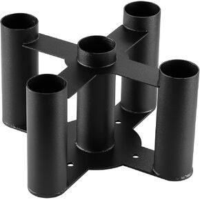 Barbell Holder Storage Rack, Heavy Duty Vertical Barbell Stand for Home and Commercial Gym, Fit 2-inch Olympic Bars, Curl Bars, Hex Bars, Corner Floor Stand