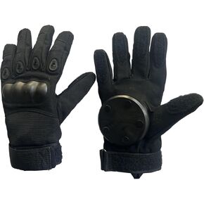 Longboard Slide Gloves Spark Pucks and Two Gloves, for Downhill Longboarding Skateboarding Roller Skating Sliding CBST06