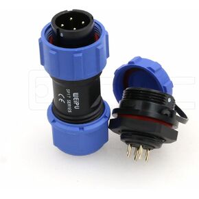 Eonvic Weipu SP17 7 Pin Connector Waterproof IP68 Male Plug Female Socket Circular 6-10mm Cable Industrial Solar Electrical Connector