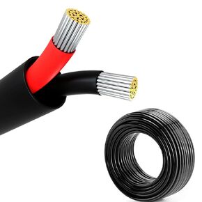 20 Gauge Wire, 6-Conductor Electrical Wire. 20 AWG Stranded Flexible PVC Tinned Copper 20/6 Cord Extension Cable is Used for LED Lamp Lighting, Automotive, Speaker, Audio, Power, etc. (33FT - 10M).