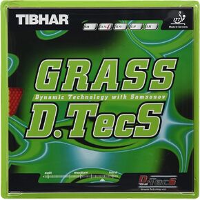 Grass D.TecS Table Tennis Pips-Out Rubber (Red, OX(no Sponge))