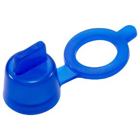 Caplugs 99191549 GC-5 Plastic Grease Cap, to Cap Grease Fitting, Fitting OD 0.234", PE-LD, Blue Standard Fda (Pack of 500)
