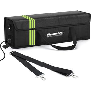 Ebike Battery Bag Fireproof, Waterproof & Explosion-proof Lipo Safe Bag for Storage, transport, charging