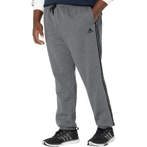 Adidas Big & Tall Essentials 3-Stripes Tapered Cuff Fleece Pants Team Royal Blue/White 3XLT 32