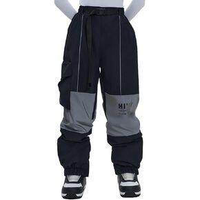 Ski Pants Snow Snowboard Pants Waterproof Insulated Baggy Windproof Hiking Winter Warm for Men Women