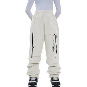 Ski Pants Snow Snowboard Pants Waterproof Insulated Baggy Windproof Hiking Winter Warm for Men Women