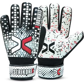 Soccer Goalkeeper Gloves for Kids Youth Football Goalie Gloves with Strong Grips of 4mm Latex Palm