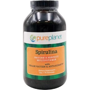 Pure Planet 100% Pure Spirulina Powder, 8 OZ