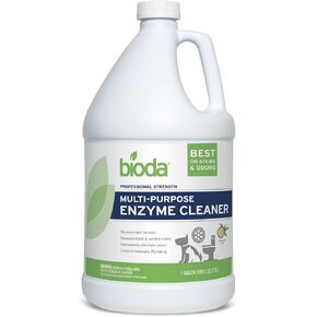 Bioda Multi-Purpose Probiotic Enzyme Cleaner and Deodorizer | Professional Strength | Trash Can Deodorizer, Pet Stains and Odors, Drains, Floors, Bathrooms, Toilets | Made in USA | 1 Gallon