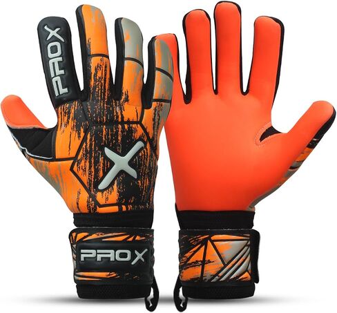 PRO X Soccer Goalie Gloves for Kids with Super Strong Grip, Match & Training Soccer Goalkeeper Gloves Kids, Youth Soccer Gloves, Goalie Gloves Adult in Saudi Arabia