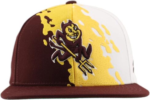 ZHATS NCAA Officially Licensed Hat Flat Snapback Z11 Retro Paintbrush in Saudi Arabia