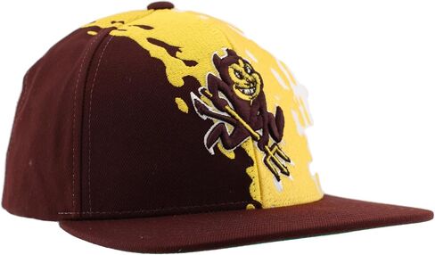 ZHATS NCAA Officially Licensed Hat Flat Snapback Z11 Retro Paintbrush in Saudi Arabia