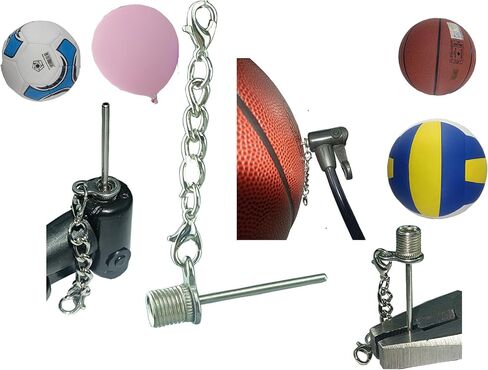 Ball Pump Inflation Needle Portable Type Stainless Steel Air Pump Needles-Ldeal of Blowing UP Football Basketball,American Football and All othes Sports Balls in Saudi Arabia