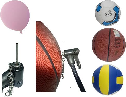 Ball Pump Inflation Needle Portable Type Stainless Steel Air Pump Needles-Ldeal of Blowing UP Football Basketball,American Football and All othes Sports Balls in Saudi Arabia