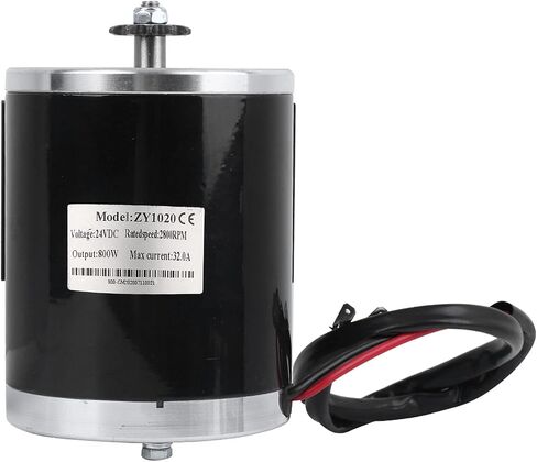 محرك Gear DC، محرك معدني عالي السرعة 24 فولت 800 وات مع ملحق قدم، محرك كهربائي بديل للدراجة الكهربائية، SPYMINNPOOvhspeutg13 in Saudi Arabia