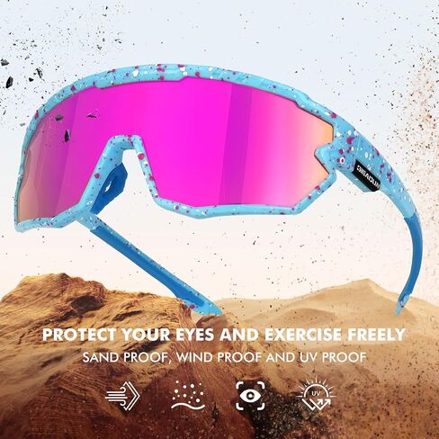 Polarized Sunglasses Cycling Glasses for Adult and Youth Men Women Protection Eyewear Goggles for Baseball in Saudi Arabia