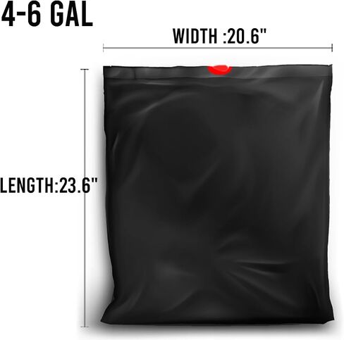 8-10 Gallon Trash Bags Drawstring, 300 Count Bulk, Black & Unscented Multi-purpose Garbage Bags for Business Home Bathroom Kitchen Commercial and Industrial in Saudi Arabia