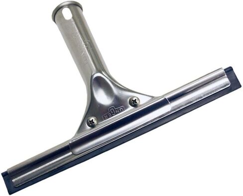 Unger Professional 12" Stainless Steel Window & Glass Cleaning Squeegee - Cleaning Supplies, Heavy Duty Squeegee for Window Cleaning, Streak Free Results in Saudi Arabia