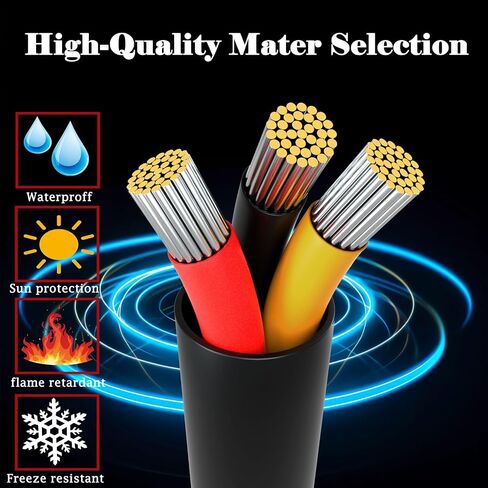 20 Gauge Wire, 6-Conductor Electrical Wire. 20 AWG Stranded Flexible PVC Tinned Copper 20/6 Cord Extension Cable is Used for LED Lamp Lighting, Automotive, Speaker, Audio, Power, etc. (33FT - 10M). in Saudi Arabia