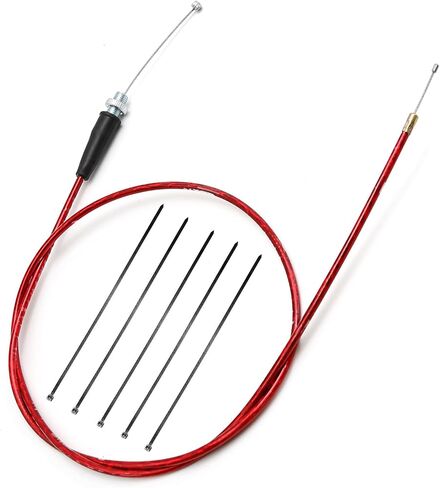 UOIENRT 50 inch Mini Bicycle Throttle Cable Replacement for MB165 196cc 5.5hp MB200 200cc 6.5hp (Black) in Saudi Arabia