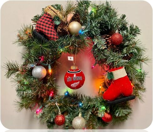 New York Rangers – Collector's Edition Rangers Glass Ball Ornament – Represent The Red, White and Blue and Show Your NHL Spirit with Licensed Rangers Holiday Fan Decorations in Saudi Arabia