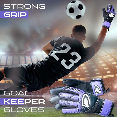 Goalkeeper Gloves for Kids Girls Boys Children Youth Football Gloves and Super Strong Grips with Removable Finger Spines Soccer Goalie Gloves 4 Colors in Saudi Arabia