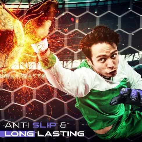 Goalkeeper Gloves for Kids Girls Boys Children Youth Football Gloves and Super Strong Grips with Removable Finger Spines Soccer Goalie Gloves 4 Colors in Saudi Arabia