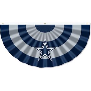 WinCraft Dallas Cowboys Bunting Pleated Fan Banners