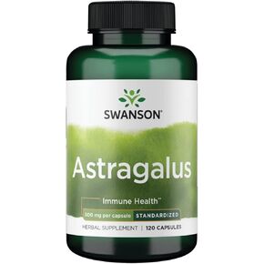 Swanson Astragalus (Standardized) 500 Milligrams 120 Capsules