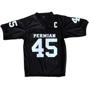 Men's #45 PERMIAN MILES Football Jersey Black Color Size S-3XL