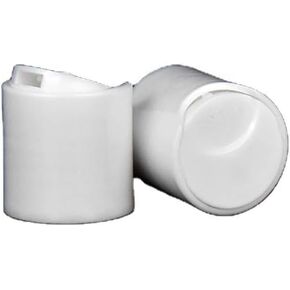 2 Pack white Press Down Disc Caps - Replacement - Spares for your Bottles