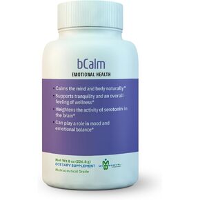 bCalm – Emotional Health Supplement - an All-Natural Vitamin B8 Complex - 8 oz