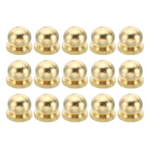 PATIKIL M6x11x11mm Cap Nut, 15 Pack Acorn Nut Screw Knob Cap Insert Bolt Cover Female Thread Knurled Decorative Hardware Fittings Lamp Light Fixtures