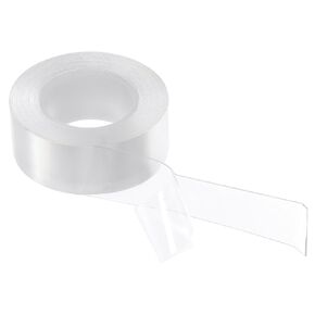 HARFINGTON 3pcs Double Sided Nano Tape 10FT x 0.4" x 0.04" Multipurpose Removable Clear Mounting Tape Washable Waterproof Picture Hanging Adhesive Strips for Walls Carpets Posters Decor