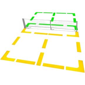 Marker Kit for Pickleball Courts- Pickleball Court Marking Kit - Temporary Pickle Ball Markers to Line Court Boundary