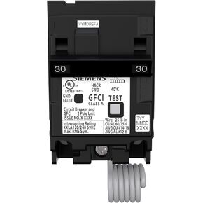 SIEMENS QPFB 30 Amp 2-Pole GFCI Circuit Breaker