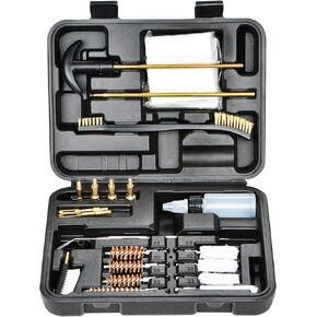 Universal Gun Cleaning Kit Gun Cleaner for All Guns, Gun Brushes with Reinforced Brass Rods, Brass Jags and Bronze Brushes Gun Acceesories Gifts for Men