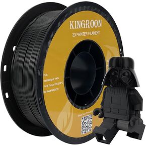 Kingroon PLA Filament 1.75mm 3D Printer Filament 1kg Pla Filament Dimensional Accuracy +/- 0.02mm, Fit Most FDM Printer,Skin