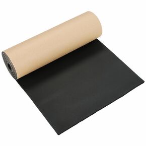 MAOPINER Sponge Neoprene with Adhesive Foam Rubber Sheet, Cell Foam Sheet Padding Gaskets, Versatile Adhesive Neoprene Foam Sheets for DIY Projects and Crafts (1, 1/8" Thick X 12" Wide X 48" Long)