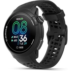 ساعة COROS PACE Pro GPS الرياضية، شاشة لمس AMOLED 1.3 بوصة، المعالج الأسرع في فئتها، عمر البطارية 20 يومًا، التنقل مع خرائط عالمية غير متصلة بالإنترنت، تتبع النوم، الجري، ركوب الدراجات، السباحة - أسود