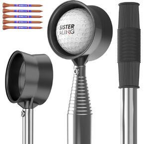 9ft/12ft Water Telescopic Golf Ball Retriever，Classic and Durable Stainless Steel Picker Upper, The Best Accessory Gift for Men and Women Golfers.