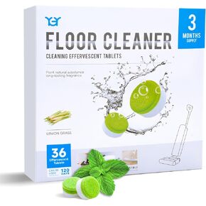YGY Floor cleaner,Deodorizes and Deep Cleans for Multiple Hard Floors, Lavender Scent,Compitable with Tineco Vacuum Mop,Cleaning Solution-36 Tablets…