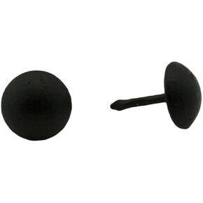 C.S. Osborne 100 Pcs 7/16" Black Lacquer Matte Nails #7100-BLM Decorative Tacks-Size 5/8