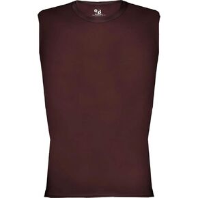 Badger Sports Pro Compression Sleeveless Maroon X-Large