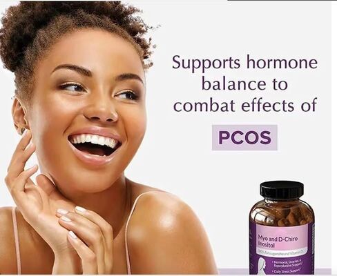 Myo- Inositol & D-Chiro Inositol Blend Capsules Women Support Inositol Capsule with Vitamin D - 40:1 Blend Ratio - Daily Women's Wellness Support – with Vitamin D & Ashwagandha (Pack of 2) in Saudi Arabia