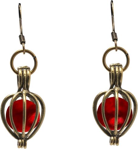 Recycled Vintage Mason Jar Brass Drop Earrings in Kuwait