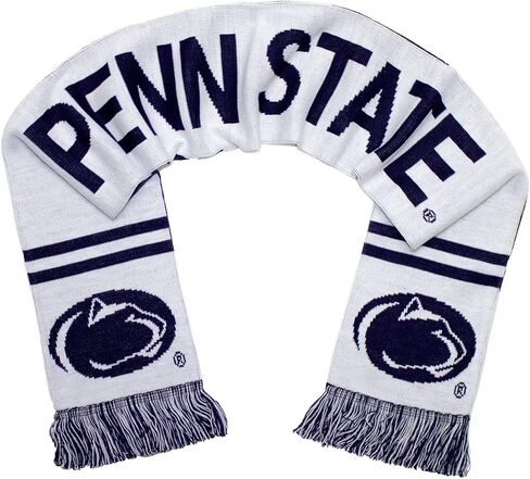 الأوشحة التقليدية وشاح ولاية بنسلفانيا - PSU Nittany Lions محبوك باللون الأبيض البديل in Kuwait