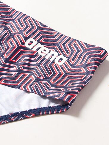 ARENA Men's Team Color Print 3-inch Brief Athletic Training Swimsuit Bathing Suit in Saudi Arabia